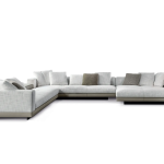 Modern Minimalist Multifunctional Movable Genuine Leather Sofa