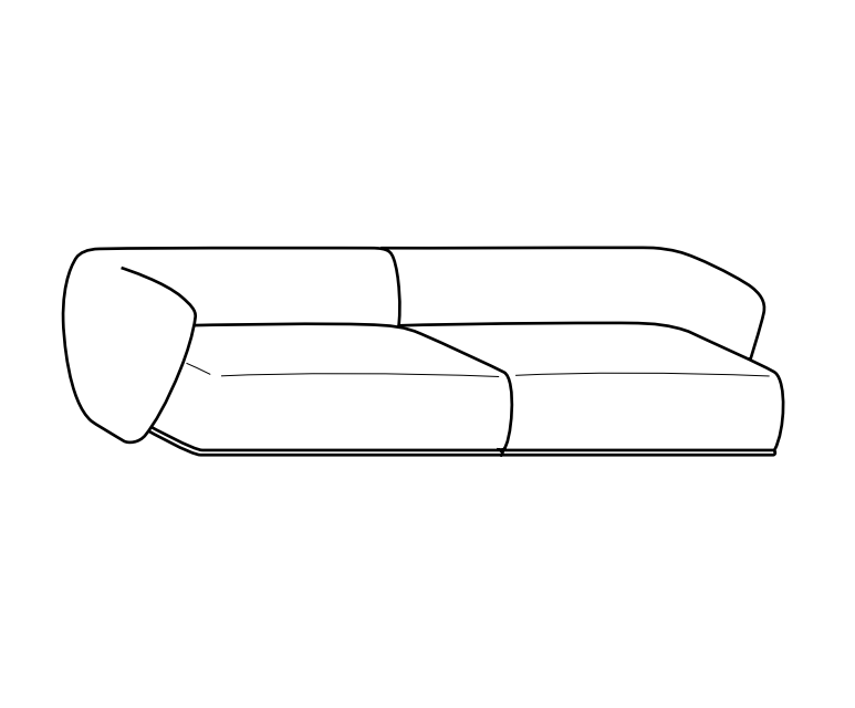 Modular Organic Sofa Fluid Lines Custom Configuration Luxury Craftsmanship