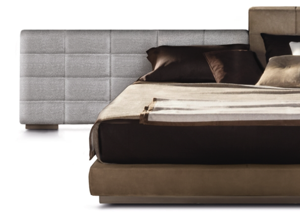 Modular Tufted Upholstered Bed Modern Panel Headboard Design