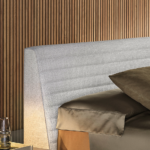 Minimalist Channeled Fabric Daybed Modern Upholstered Bed