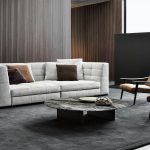 Classically Elegant Modular Sofa With Architectural Lines