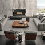 Classically Elegant Modular Sofa With Architectural Lines