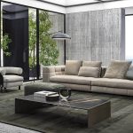 Classically Elegant Modular Sofa With Architectural Lines