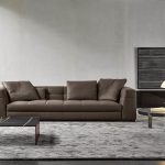 Classically Elegant Modular Sofa With Architectural Lines
