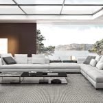 Classically Elegant Modular Sofa With Architectural Lines