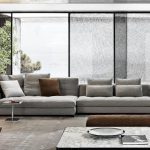 Classically Elegant Modular Sofa With Architectural Lines