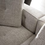 Floating Modular Sofa with Certified Goose Down Cushions and Couture Stitching