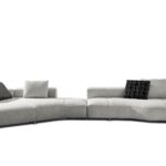 Luxury Modular Sofa with Goose-Down Cushions & Couture Detailing