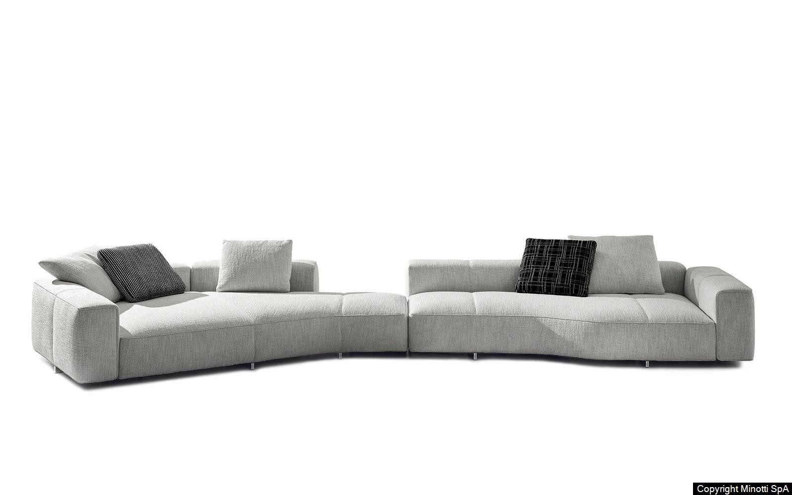 Luxury Modular Sofa with Goose-Down Cushions & Couture Detailing