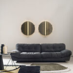 Oversized Cloud Quilted Leather Sofa Italian Craftsmanship Comfort Seating