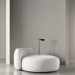 Modular Organic Sofa Fluid Lines Custom Configuration Luxury Craftsmanship