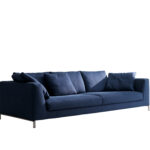 Modular Sofa System U Shaped Metal Feet Blanket Stitch Removable Covers