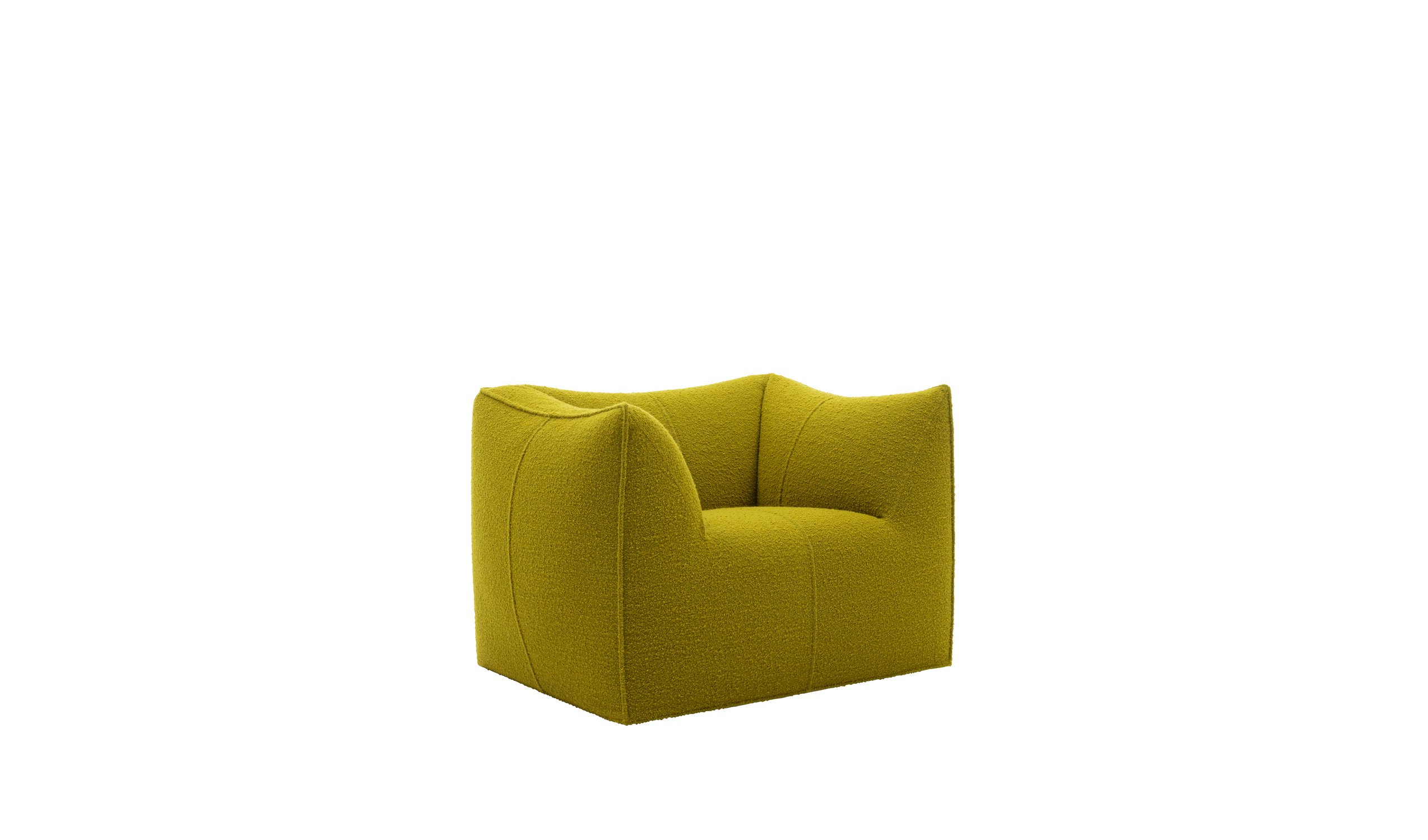Italian Modern Boucle Upholstered Iconic Comfort Chair