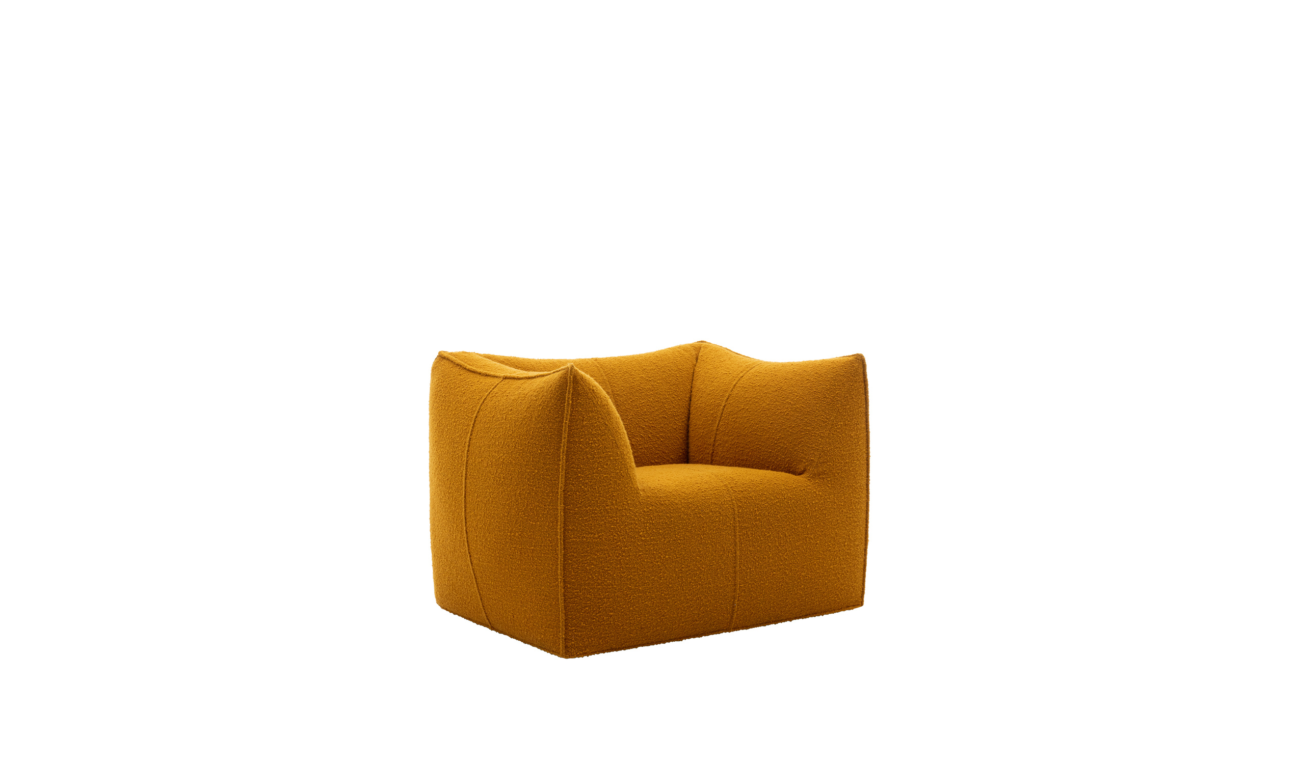 Italian Modern Boucle Upholstered Iconic Comfort Chair
