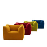 Italian Modern Boucle Upholstered Iconic Comfort Chair