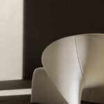 Vibrant Yellow Wool Curved One-Piece Upholstered Accent Chair