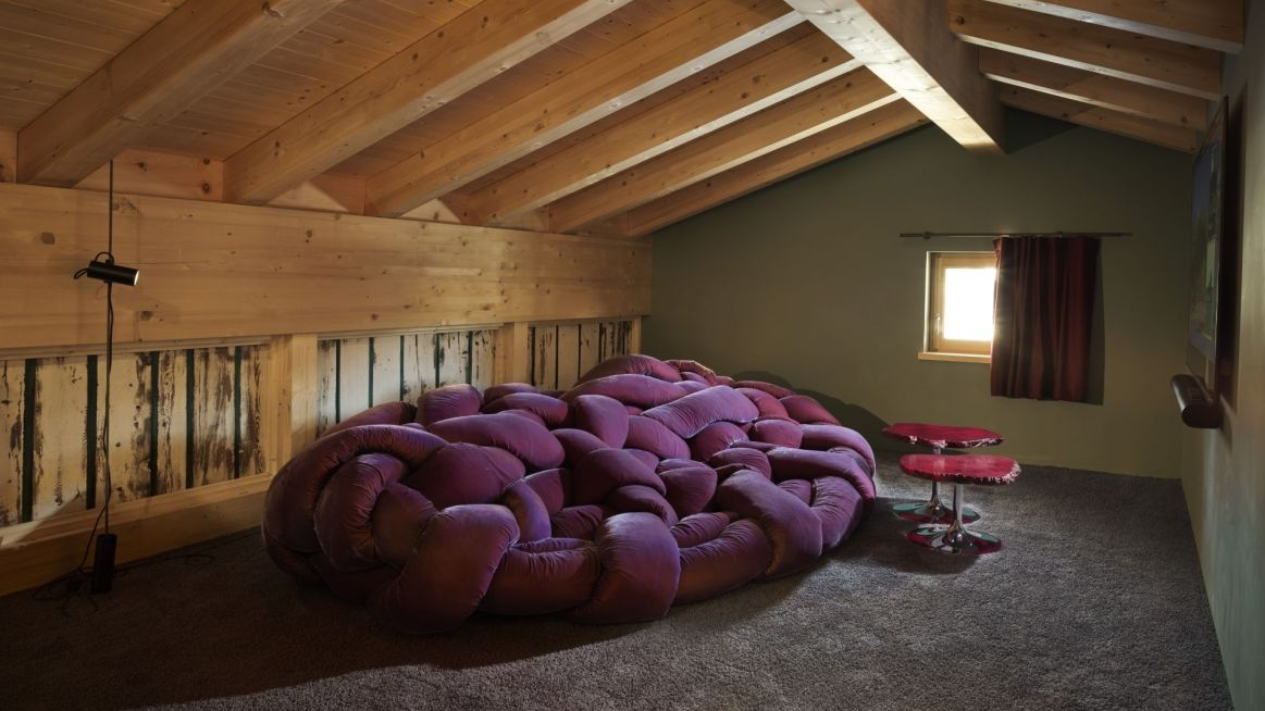 Frameless Velvet Sectional Sofa Modular Nest Design Versatile Lounge Seating