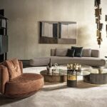 Emerald Velvet Swivel Accent Chair with Lumbar Pillow Modern Curved Design