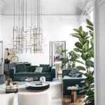 Curved Upholstered Swivel Armchair Linen Fabric Modern Comfortable Accent Chair