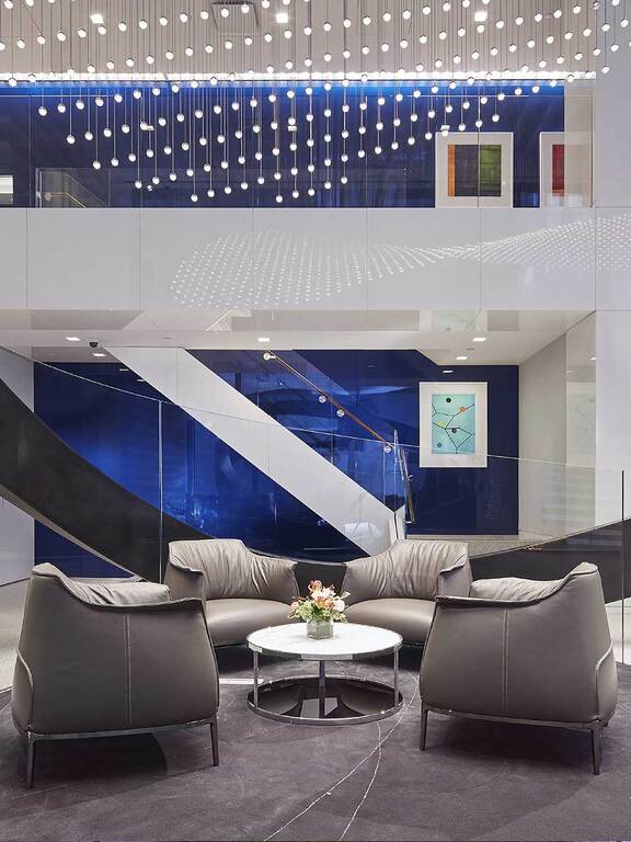 Armchair Upholstered in Brown Leather with Steel Frame in Gunmetal Grey Finish