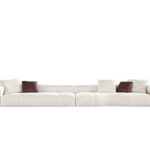 Luxury Modular Sofa with Goose-Down Cushions & Couture Detailing