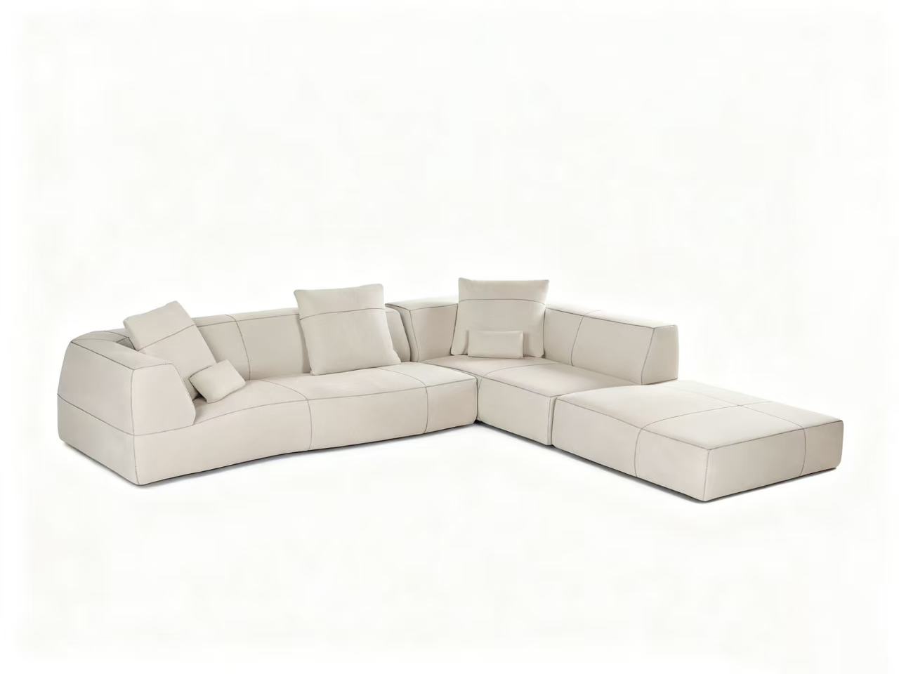 Sculptural Modular Sofa Customizable For Comfort With Premium Materials