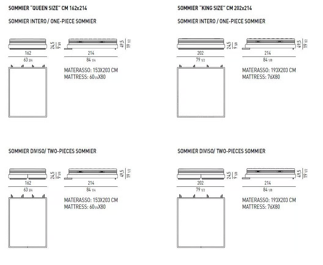 Modular Tufted Upholstered Bed Modern Panel Headboard Design