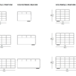 Modular Tufted Upholstered Bed Modern Panel Headboard Design