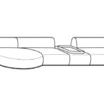 Modular Organic Sofa Fluid Lines Custom Configuration Luxury Craftsmanship
