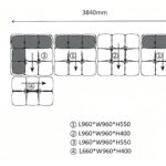 5 Seater Sustainable Iconic Design Modular Sofa with Biodegradable S-Wave Fabric