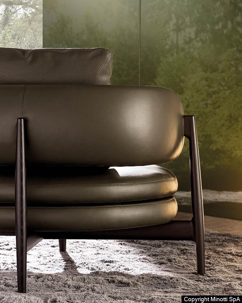 Solid Wood Frame Sofa with Removable Upholstery and Plush Comfort Seating