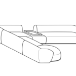 Modular Organic Sofa Fluid Lines Custom Configuration Luxury Craftsmanship