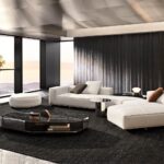Luxury Modular Sofa with Goose-Down Cushions & Couture Detailing