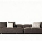 Luxury Modular Sofa with Goose-Down Cushions & Couture Detailing