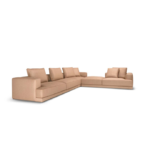 Modern Modular Sofa Curved Sections Recycled Cushions Timeless Style