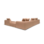 Modern Modular Sofa Curved Sections Recycled Cushions Timeless Style