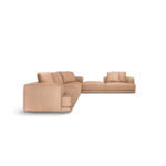 Modern Modular Sofa Curved Sections Recycled Cushions Timeless Style