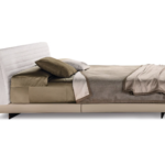 Minimalist Channeled Fabric Daybed Modern Upholstered Bed