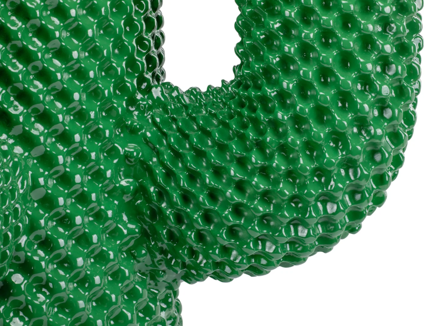 Sculptural Cactus Green Coat Stand Rack