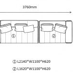 Straight Sofa A(5 seaters)