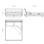 Minimalist Channeled Fabric Daybed Modern Upholstered Bed