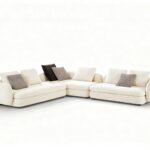 Sofa System with Customizable Upholstery and Coordinated Coffee Tables