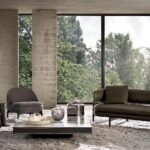 Solid Wood Frame Sofa with Removable Upholstery and Plush Comfort Seating