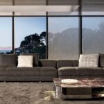 Luxury Modular Sofa with Goose-Down Cushions & Couture Detailing