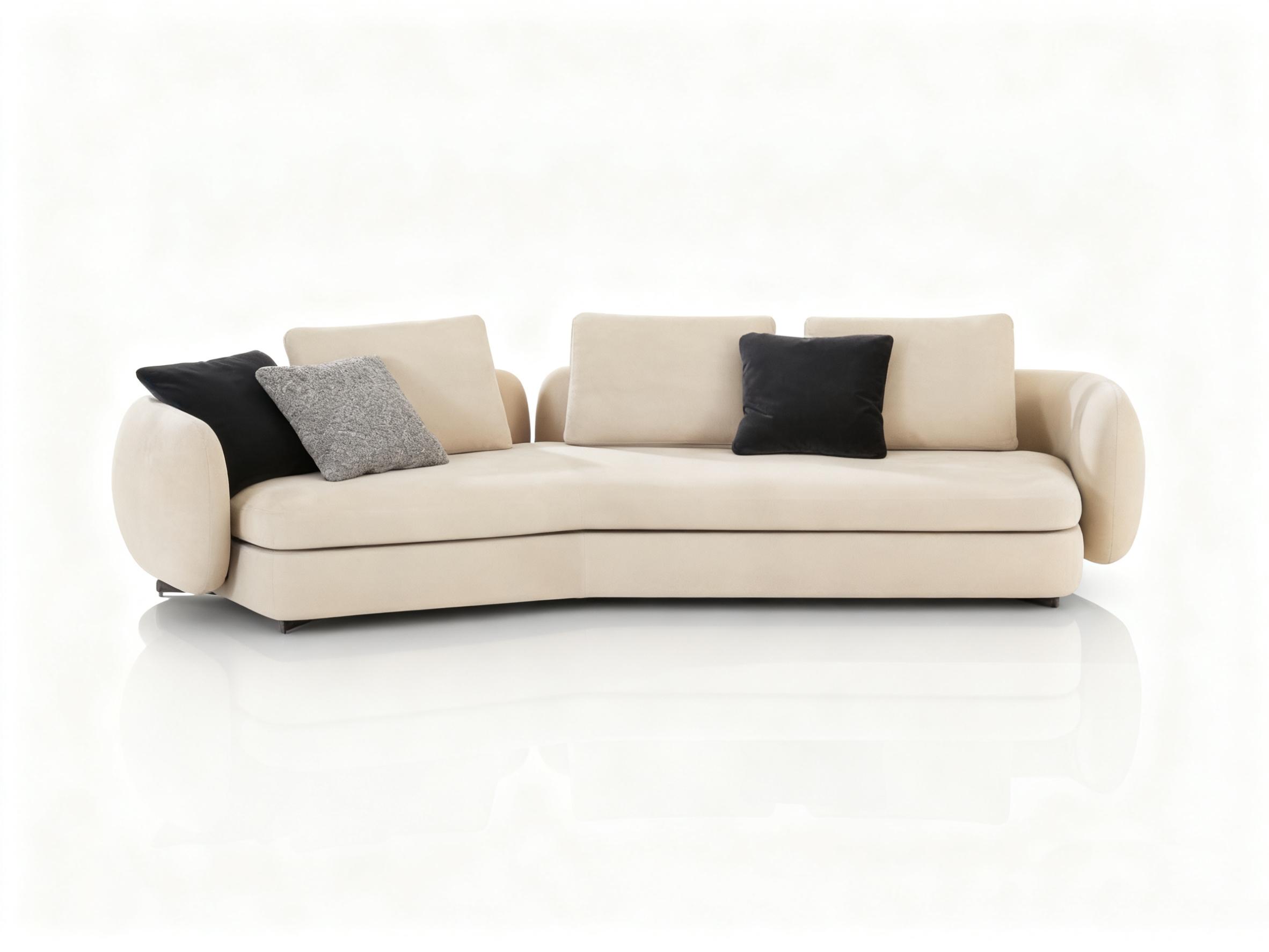 Sofa System with Customizable Upholstery and Coordinated Coffee Tables