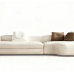 Luxury Modular Sofa with Goose-Down Cushions & Couture Detailing