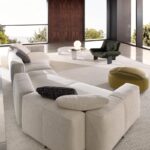 Luxury Modular Sofa with Goose-Down Cushions & Couture Detailing