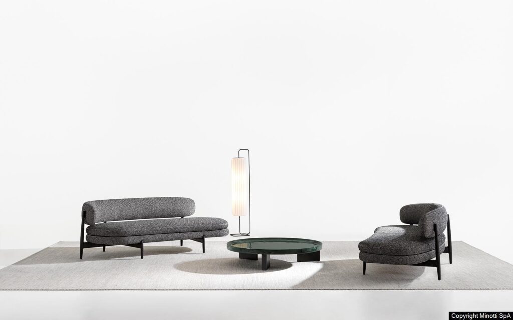 Solid Wood Frame Sofa with Removable Upholstery and Plush Comfort Seating