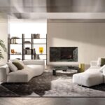 Luxury Modular Sofa with Goose-Down Cushions & Couture Detailing