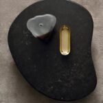 Organic Shape Marble Coffee Table White Travertine Nesting